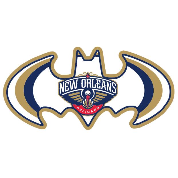 New Orleans Pelicans Batman Logo DIY iron on transfer (heat transfer) New Orleans Pelicans Batman Logo DIY iron on transfer (heat transfer)